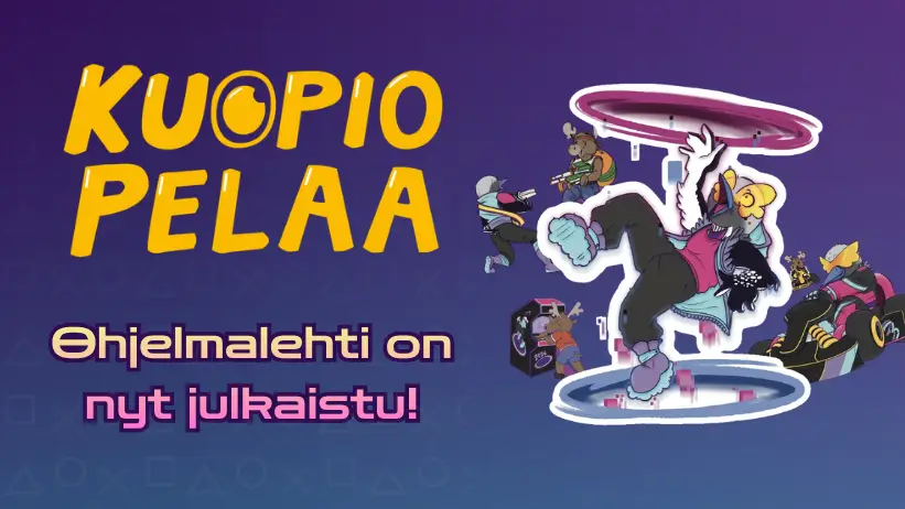 Kuopio Pelaa 2026 -ohjelmalehti on nyt julkaistu!